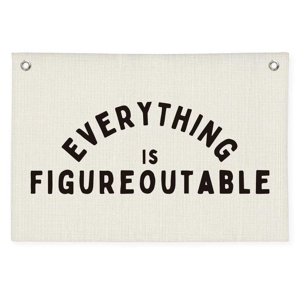 Classroom Decor, Everything is Figureoutable Inspirational Wall Decor, Office…