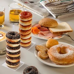 Donut Stand Bagel Stand 6 Pack Acrylic Doughnut Holder Clear Donut Display Stand