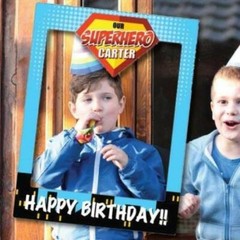 Superhero Birthday Theme Photo Booth Frame and Props – FREE SHIPPING