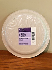 Brand New 16 Mid Century Modern Tiki Island Palm Party Paper Plates Hallmark MCM