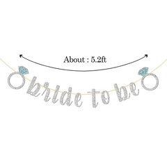 Glitter Bride To Be Banner Bride Shower Party Supplies Engagement Bachelorette W
