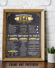 85th Birthday Party Decorations (Eighty-Five) – Remembering The Year 1941