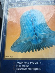 2 Of Westminster Bells Blue Art Tissue Party Decor Honeycomb Beistle Wedding 11”