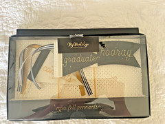 My Mind’s Eye Graduation Mini Felt Pennants Decoration Decor Cake (3 count)