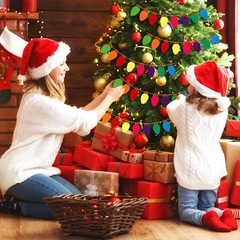 4Pcs Felt Christmas Light Bulbs Garland Colorful Holiday Banner Decor