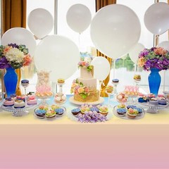 6 Pack Pastel Rainbow Plastic Tablecloth Party Decorations, 6 Pack,
