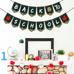 Back to School Banner Decorations First Day of School Banner | Welcome Banner fo