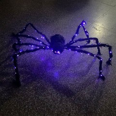 Halloween Largr Spider Light Up Haunted House Prop Outdoor Indoor Party Decor JQ