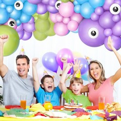 Monster Balloons Arch Garland Kit, Monster Cartoon Inc Balloons Party Decorat…