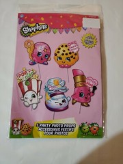 Shopkins Party Supplies Bundle, Photo Props, Banner, Loot Bags & Napkins BNWT!