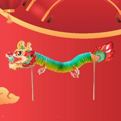 Chinese New Year Dragon Garland for Dragon Boat Festival