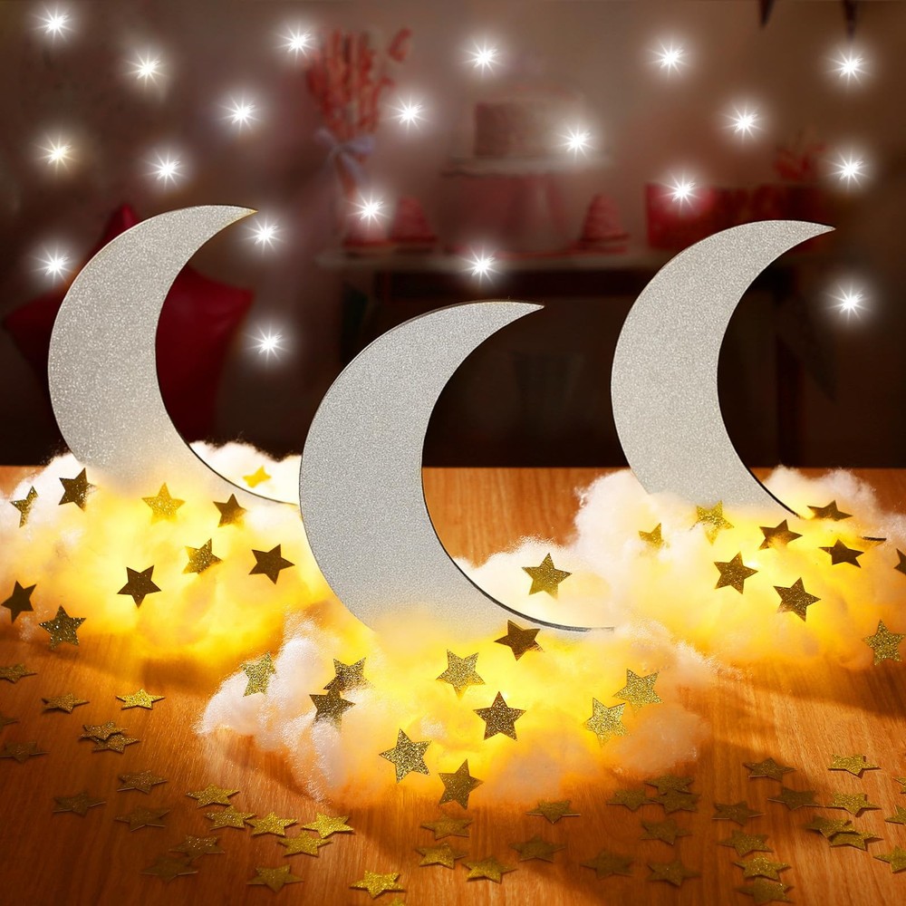 9 Sets Twinkle Twinkle Little Star Table Centerpieces DIY Moon Stars Baby Sho…