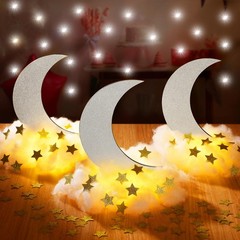 9 Sets Twinkle Twinkle Little Star Table Centerpieces DIY Moon Stars Baby Sho…