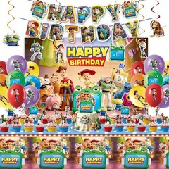 64Pcs Toy Story 5 Birthday Decorations, Ultimate Party Supplies Kit Includes …