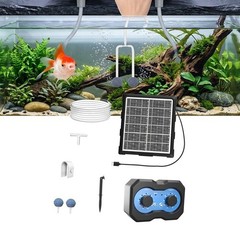 Solar Pond Aerator with Adjustable Output Timer and 18H/36H For Battery Life