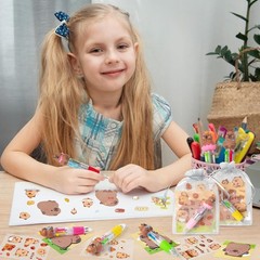 Fun Capy Birthday Party Favors – Sticky Notes Ballpoint Pen