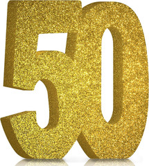 50Th Birthday Decorations for Men and Women,50Th Anniversary Decorations,Gold Gl