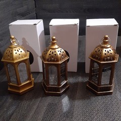 LED Ramadan Lanterns Decorations, Ramadan Decorations for Home and Table, Small