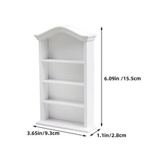Mini Bookcase Dollhouse Bookshelf 1 12 Furniture Miniatures Scale