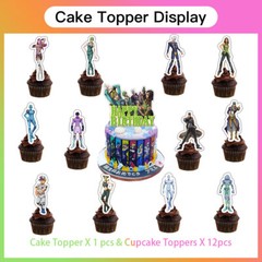 JoJo’s Bizarre Adventure Party Decorations Set Balloons Cake Toppers Banner