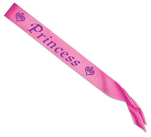 Beistle Princess Satin Sash Party Accessory Pink
