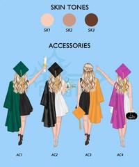 Personalized Graduation Party Backdrop, Custom Class of 2026 Banner Decor Gift