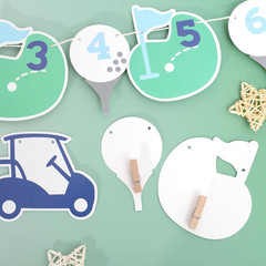 Hole in One First Birthday – Golf 1St Birthday Decorations,Golf 12 Month Photo B
