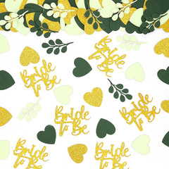 200PC Sage Green Bachelorette Party Decorations Bridal Shower Confetti for Table
