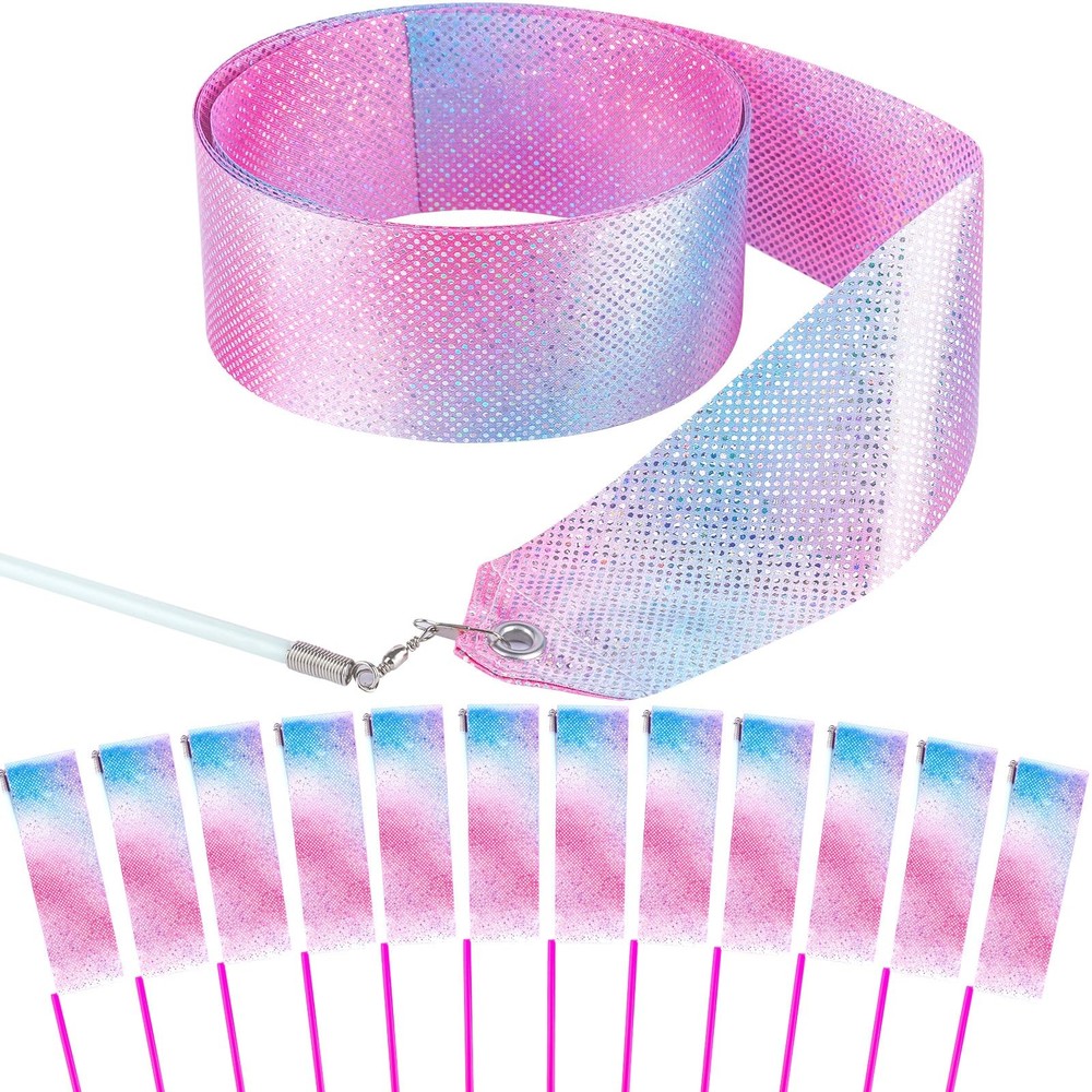 20PCS Sparkling Dance Ribbon for Girls Princess Mermaid Ballet Ballerina Gymn…