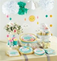 Sunshine Baby Shower Honeycomb Centerpiece 12″ x 11.75″ Paper Baby Shower Decor
