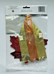 2003 Beistle Fall Leaf Fan-Burst 15″ New In Packaging