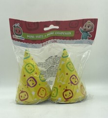 Cocomelon – Party Supplies – Plates And Mini Party Hats