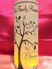 10 Personalized Family Reunion Vellum Luminaries Table Centerpieces Decoration B