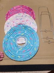 Just Artifacts 3pcs 12-Inch Sweet Treat Party Hanging Paper Lantern Kit (Sprinkl