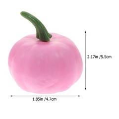12Pcs Compact Lightweight Foams Pumpkins Pink Halloween Centerpiece Decor