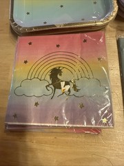 Unicorn birthday party supplies bundle