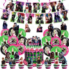 Zombie High 4 Birthday Party Decor Supplies Balloons Banner Cake Toppers Kids