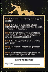 Brosash Funny Bachelor Party Decorations (Gold Bachelor Banner, Bachelor Sash, 1