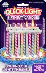BEST PARTY EVER! Quick Light Birthday Candles – Amazing Chain Multicolor