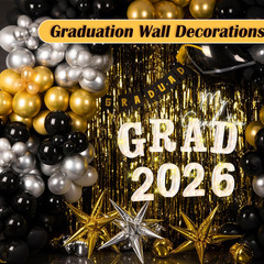 Graduation Decorations 2026, 8 Pcs Marquee Light up Letter Grad 2026 Sign, Gradu