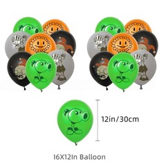 Plants vs Zombies Party Supplies Decorations Set Balloons Banner Cake Toppers