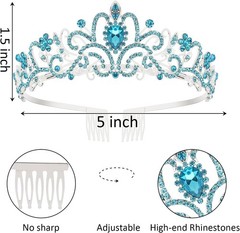 Elegant Birthday Tiara & Princess Sash Set – Perfect for Special Celebrations