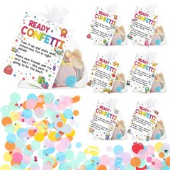 36 Sets Confetti Back to Confetti with Card Kindergarten Party Favors Scatter…