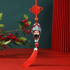 Chinese Peking Opera Character Knot Hanging Pendant Gift Specialty Ethnic Crafts