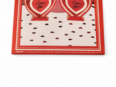 Vintage Amscan Mini Paper Honeycomb Valentine’s Decorations 3 Hearts Be Mine NOS