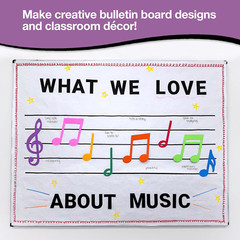 70Pcs Colorful Music Notes Cutouts Musical Party Decorations in 7 Designs, US Ma
