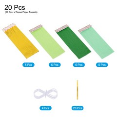 20 x Tassel Garland Banner 4 Colors with Rope