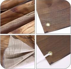 Peryiter Wood Backdrop Wooden Wall Background Rustic Backdrop Durable Polyester