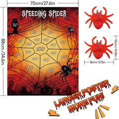 Halloween Party Supplies Throw The Spider On The Web Halloween Party Games with