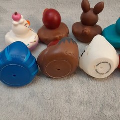 Lot of 11 Assorted Rubber Ducks Jeep Lovers Animals Mohawk Cake